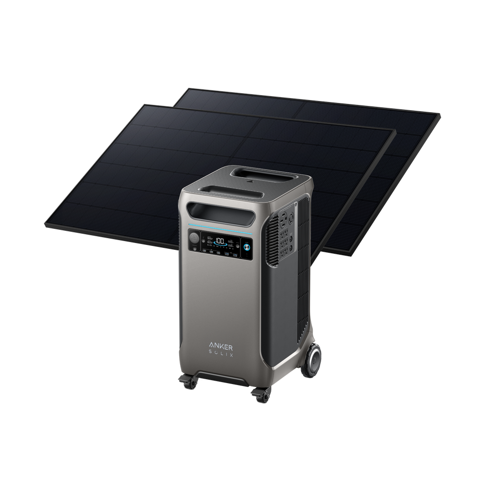 Anker SOLIX F3800 with two solar panels