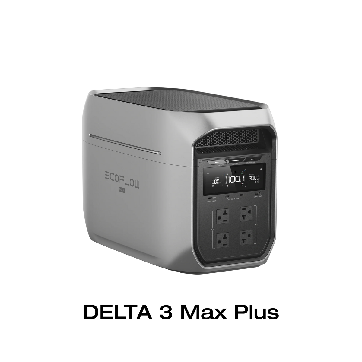 EcoFlow DELTA 3 Max Plus three-quarter packshot